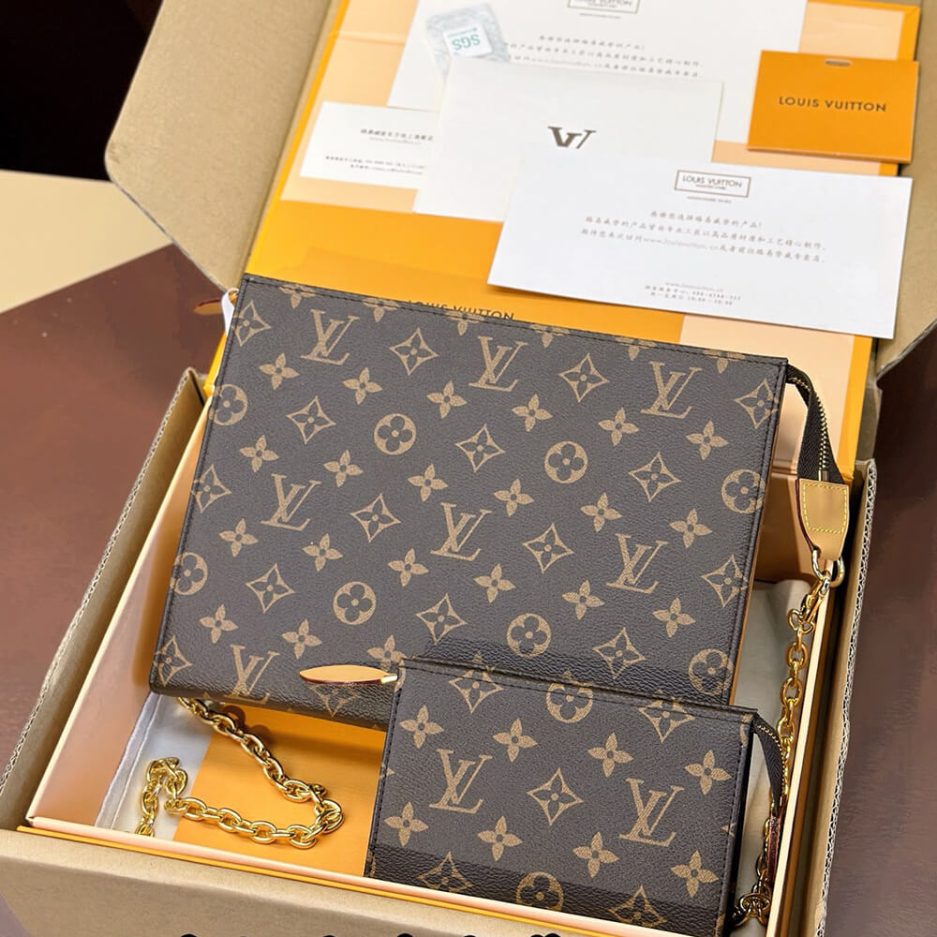 LV Toiletry Pouch On Chain