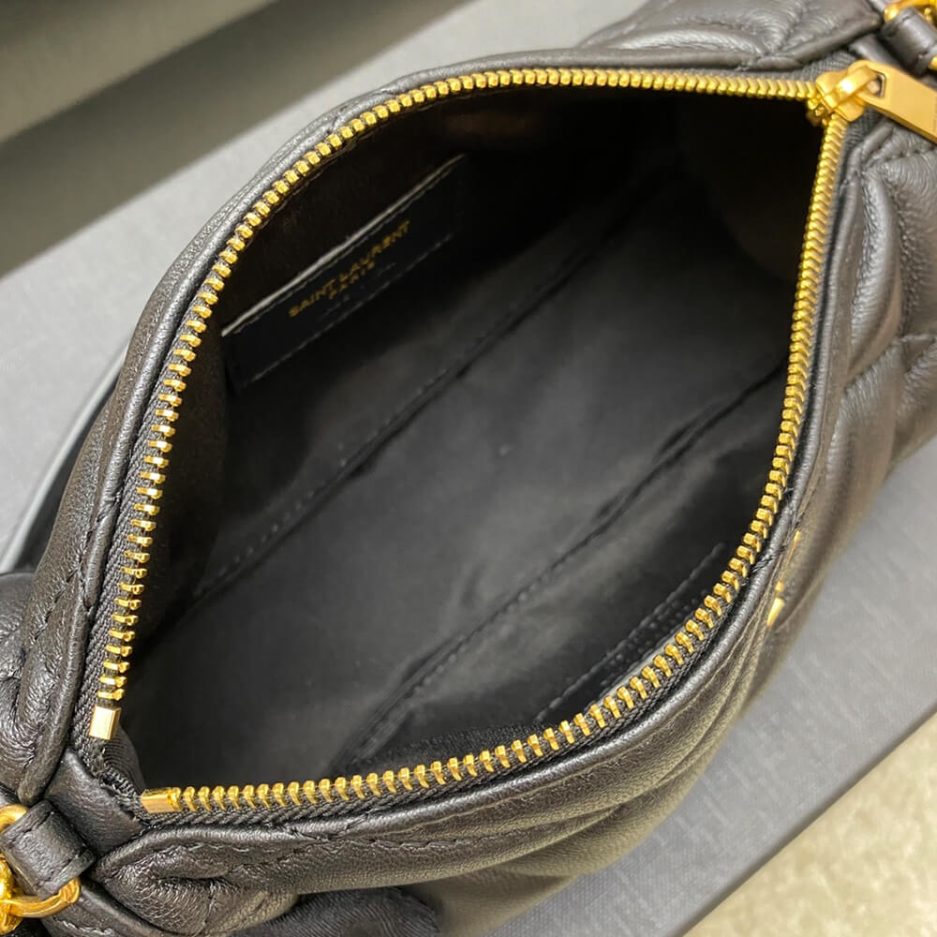 YSL SADE MINI TUBE BAG IN QUILTED LAMBSKIN